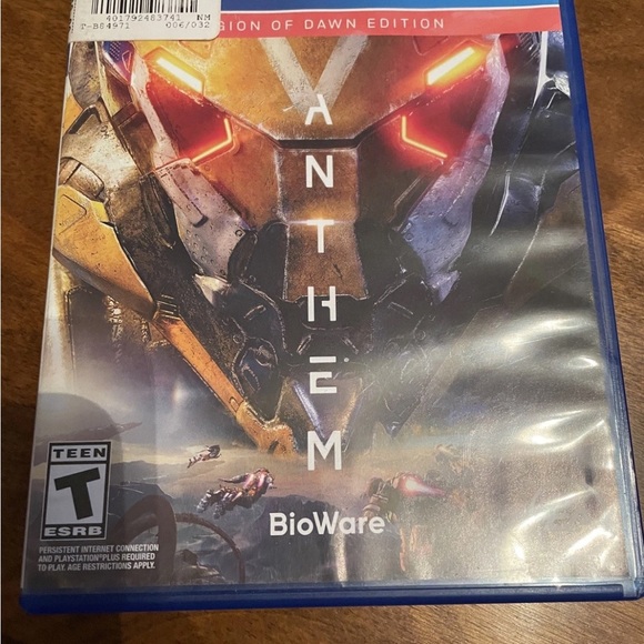 Other - Anthem Video Game for PlayStation 4